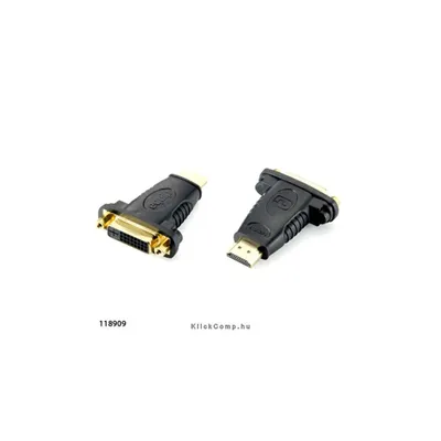 HDMI-DVI 24+1 adapter apa/anya Delock EQUIP-118909 fotó