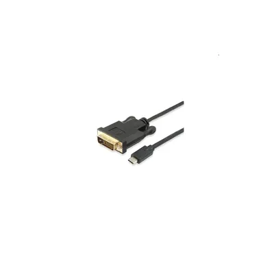 Átalakító USB Type-C -ről DVI-D Dual-Link -re kábel 1,8m apa apa EQUIP-133468 fotó