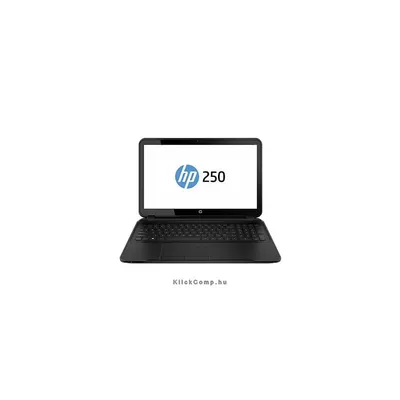 HP 250 G2 15,6&#34; notebook  Intel Celeron Dual-Core N2810 2GHz 4GB 500GB DVD író Windows 8 fekete notebook F0Y83EA fotó