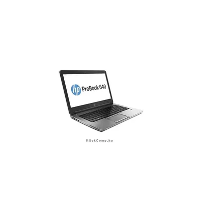 HP ProBook 640 laptop 14&#34; HD+ Core i5-4210M 2.6GHz, 4GB, 128GB SSD, DVD-RW, BT, FPR, Windows 7 8.1 Prof. 64 bit, 6cell F1Q68EA fotó