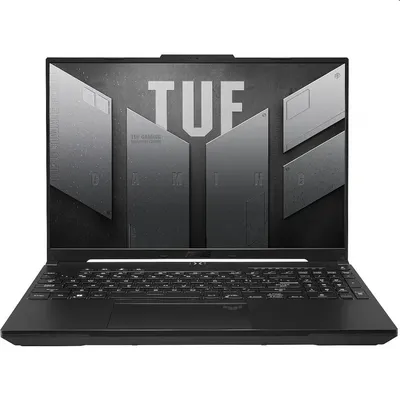 Asus TUF laptop 16&#34; QHD+ R7-7735HS 16GB 512GB RX7600S W11 fekete Asus TUF Dash A16 FA617NS-N4077W fotó