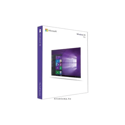 Microsoft Windows 10 Pro 32-bit HUN 1 Felhasználó Oem 1pack operációs rendszer szoftver FQC-08952 fotó