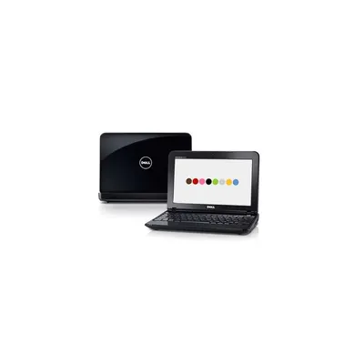 Dell Inspiron Mini 10v Black netbook Atom N455 1.66GHz 2G 320G Linux 2 év INSP1018-18 fotó