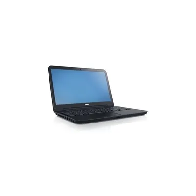 Dell Inspiron 15 Black notebook W8.1 Pro Core i3 3217U 1.8GHz 4GB 500GB 7670M 4cell INSP3521-37 fotó