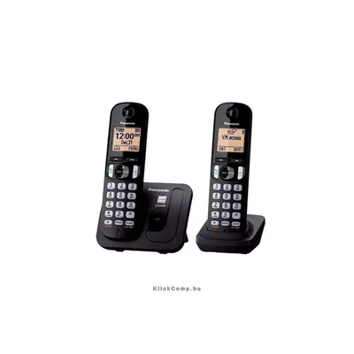 Panasonic DECT telefon Duo szürke KX-TGC212PDB fotó