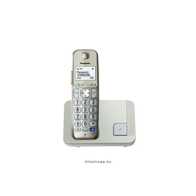 Panasonic DECT fehér vezetéknélküli telefon KX-TGE210PDN fotó