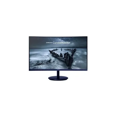 Monitor 27&#34; 1920x1080 HDMI Display port ívelt fényes kék-fekete LC27H580FDUXEN fotó