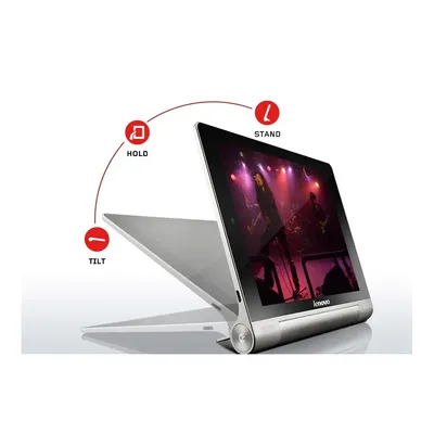 LENOVO Tablet Yoga8 B6000, 8&#34; HD Multi-touch IPS, MT 8125 Quad Core 1.2GHz, 1GB, 16GB eMMC, Wi-Fi, Android 4.2, silver metal LEN-59-387732 fotó