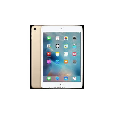 APPLE iPad Mini 4 7,9&#34; 128GB WiFi + Cellular - Arany MK782 fotó