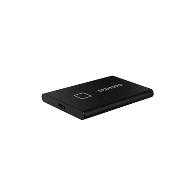 500GB külső SSD USB3.2 fekete ujjlenyomatolvasós Samsung T7