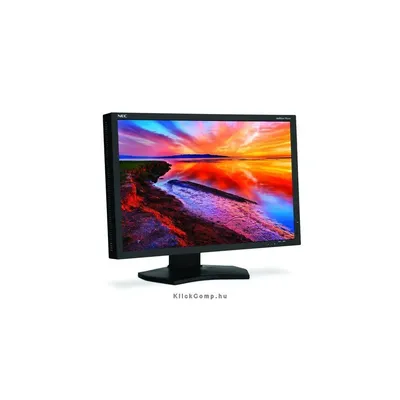 MultiSync 24&#34;16:10 PA241W Fekete LCD monitor P-IPS, 1000:1, 1920x1080, 178/178, 360cd, Dsub/DVI/DP,pivot NEC-60002697 fotó