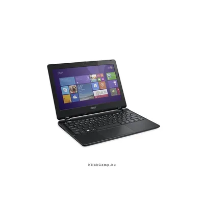 Netbook Acer TravelMate TMB115-M-C4VF 11,6&#34; Intel Celeron Quad Core N2940 1,83GHz 2GB 500GB Win8 fekete notebook mini laptop NX.VA1EU.010 fotó