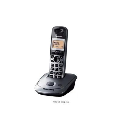 Panasonic KX-TG2521HGM DECT kihangosítható hívóazonosítós üzenetrögzítős metálszürke telefon PANASONIC-37678 fotó