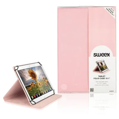 10,1&#34; tablet tok pink Sweex Tablet Folio Case - SA364V2 fotó