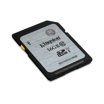 Memória-kártya 16GB SD SDHC Class 10 UHS-I Kingston SD10VG2/16GB SD10VG2_16GB fotó