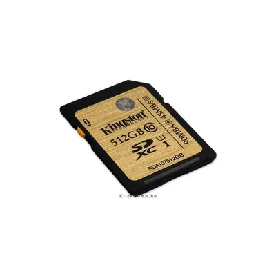 Memória kártya 512GB SD SDXC Class 10 UHS-I Kingston SDA10 512GB SDA10_512GB fotó