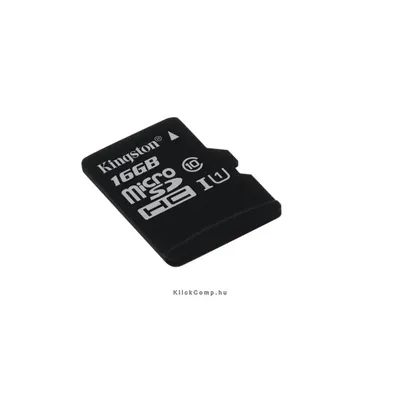 Memória-kártya 16GB SD micro SDHC Class 10 UHS-I Kingston SDC10G2 16GBSP SDC10G2_16GBSP fotó