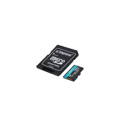Memória-kártya 128GB SD micro Kingston Canvas Go! Plus SDCG3/128GB adapterrel SDCG3_128GB fotó