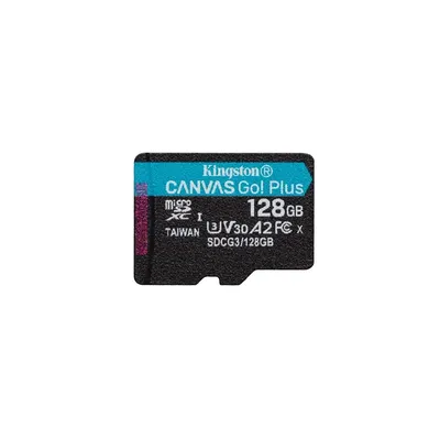 Memória-kártya 128GB SD micro Kingston Canvas Go! Plus SDCG3/128GBSP SDCG3_128GBSP fotó