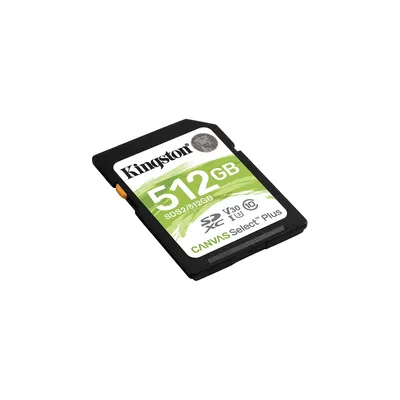 Memória-kártya 512GB SD SDXC Class 10 UHS-I U3 Kingston Canvas Select Plus SDS2_512GB fotó