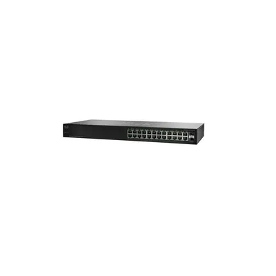 Cisco SG100-24 switch Gigabit, 22x 10 100 1000 + 2x combo SFP, rackbe szerelhető SG100-24-EU fotó