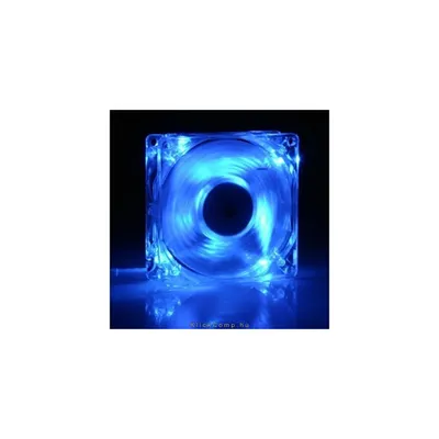Cooler 8cm Silent Eagle LED 17,7dB; 38,5 m3/h; 2000rpm; 3pin+4pin csatlakozó; ház hűtésre; kék Led SHARK-4044951005703 fotó
