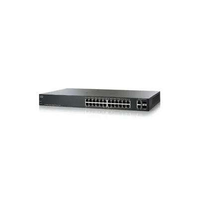 Cisco SF 200-24P 24-Port 10 100 PoE Smart Switch SLM224PT-EU fotó