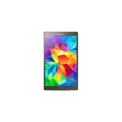 Galaxy TabS 8.4 SM-T705 16GB titánium bronz Wi-Fi + LTE tablet SM-T705NTSAXEH fotó