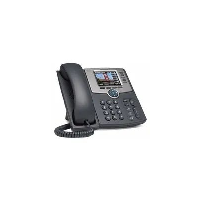 Cisco Voip telefon 4 vonal, egyszínű kijelző, PoE SPA504G fotó