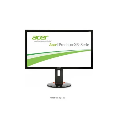 Monitor 27&#34; LED DVI HDMI 3D 144Hz-es Acer Predator XB270Hbmjdprz UM.HB0EE.005 fotó