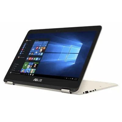 ASUS laptop 13,3&#34; FHD Touch m3-7Y30 4GB 128GB SSD Arany Win10Home UX360CA-C4150T fotó