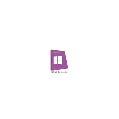 Microsoft Windows 8.1 64-bit ENG 1 Felhasználó Oem 1pack operációs rendszer szoftver WN7-00614 fotó