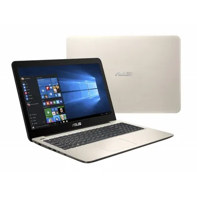 ASUS laptop 15,6&#34; FHD i7-6500U 8GB 1TB GTX-940M-2GB Arany Win10Home X556UQ-DM594T fotó