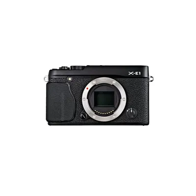 Digitális fényképezőgép Fujifilm FinePix X-E1 fekete 16,3MP cserélhető objektíves XE-1BK fotó