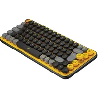 Vezetéknélküli billentyűzet Logitech POP Keys sárga US illusztráció, fotó 2