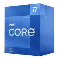 Intel Processzor Core i7 LGA1700 1,60GHz 25MB Core i7-12700F box CPU BX8071512700F Technikai adatok