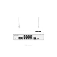 8 port Switch GbE Cloud Router Switch LAN SFP uplink 802.11b/g/n MikroTik CRS10 illusztráció, fotó 1