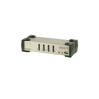 KVM switch 4PC USB + kábelkészlet + audio CS1734B Technikai adatok