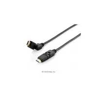 HDMI kábel 1.4 apa apa, aranyozott, 1m, forgatható csatlakozókkal Delock EQUIP-119361 Technikai adatok