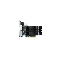 Asus PCI-E Nvidia GT730 1024MB DDR3, 64bit, 902/1600Mhz, Dsub, DVI, HDMI, Low P illusztráció, fotó 2