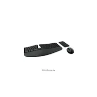 Vezetéknélküli billentyűzet + egér Microsoft Sculpt Ergonomic Desktop fekete HU illusztráció, fotó 1