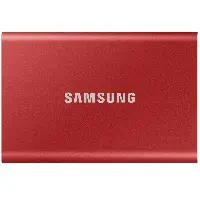 2TB külső SSD USB3.2 Samsung T7 piros illusztráció, fotó 1