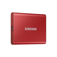 2TB külső SSD USB3.2 Samsung T7 piros illusztráció, fotó 3