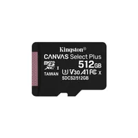 Memória-kártya 512GB SD micro SDXC Class 10 A1 Kingston Canvas Select Plus SDCS2_512GBSP Technikai adatok