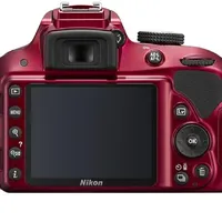 Digitális fényképezőgép Nikon D3300 csak váz!!! vörös digitális tükörreflexes f illusztráció, fotó 3