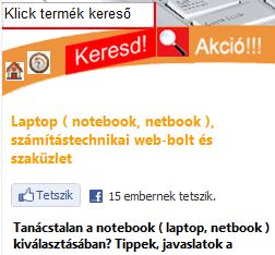 Tetszik a Klick Computer - Laptop Bolt