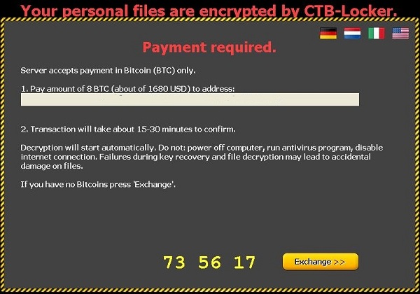 CTB Locker vírus terjed ismét az interneten!