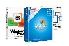 Windows 2000 Professional, Windows 2000 Server, Windows XP SP2, Windows Vista RTM