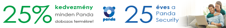 Panda vírusírtó Vírusírtó akció Panda 25 éves 25 százalék engedmény