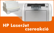 HP LaserJet csereakció